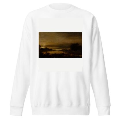 Landscape with Canal at Dusk by Aert van der Neer Sweatshirt