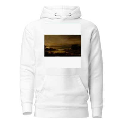 Landscape with Canal at Dusk by Aert van der Neer Hoodie