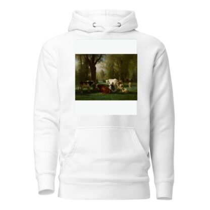 Landscape With Cattle And Sheep by Constant Troyon Hoodie