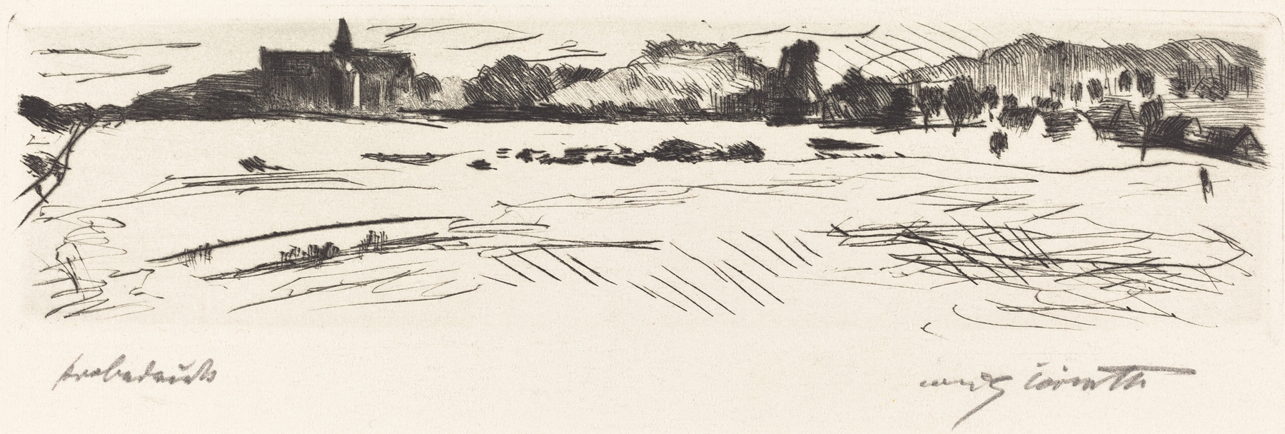 Landscape with Dunes by Lovis Corinth