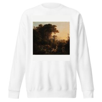 Landscape With Nymphs Bathing by Károly Markó Sweatshirt