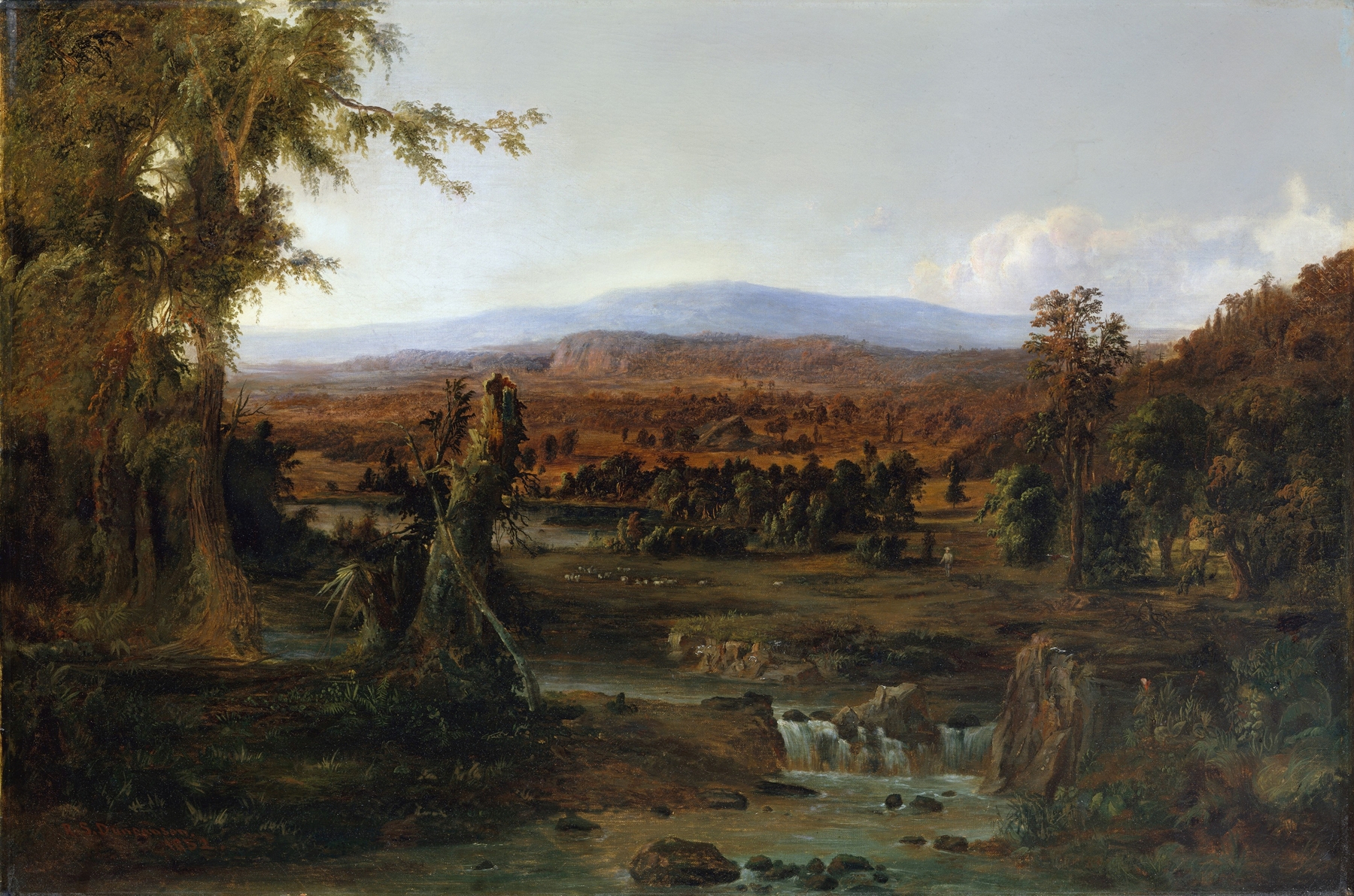 Landscape with Shepherd by Robert S. Duncanson