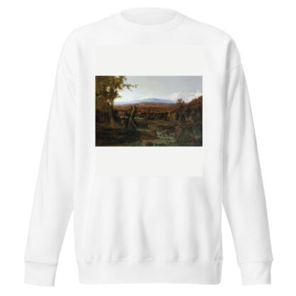 Landscape with Shepherd by Robert S. Duncanson Sweatshirt