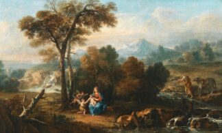 Landscape with the Rest on the Flight into Egypt by Francesco Zuccarelli