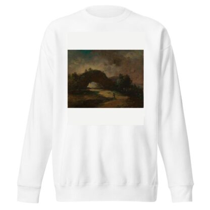 Landschaft mit einem von Buschwerk überwachsenen Felsenbogen by Christian Wilhelm Ernst Dietrich Sweatshirt