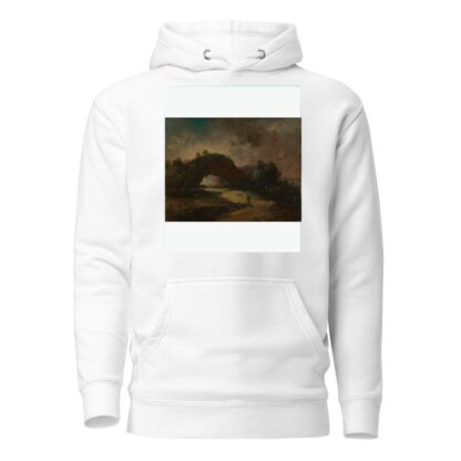 Landschaft mit einem von Buschwerk überwachsenen Felsenbogen by Christian Wilhelm Ernst Dietrich Hoodie