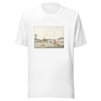 Landschap met boerin en vee by W. Barthautz T-Shirt