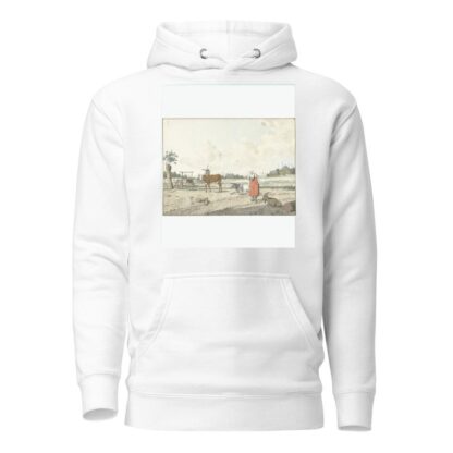 Landschap met boerin en vee by W. Barthautz Hoodie