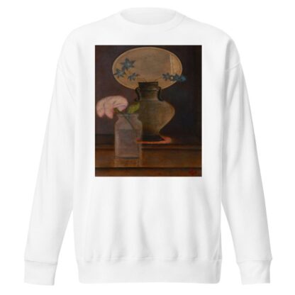 Larkspurs and a Rose by Jan Spychalski Sweatshirt