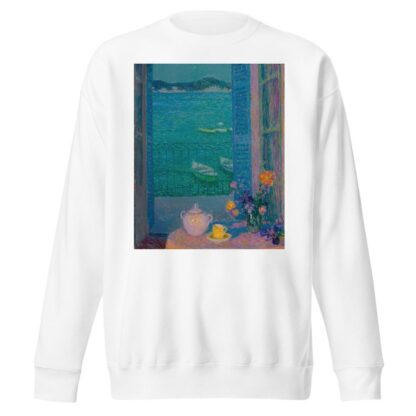 Le Bouquet À La Fenêtre, Villefranche-Sur-Mer by Henri Le Sidaner Sweatshirt