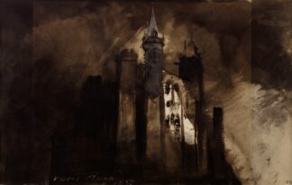 Le burg dans l’orage by Victor Hugo