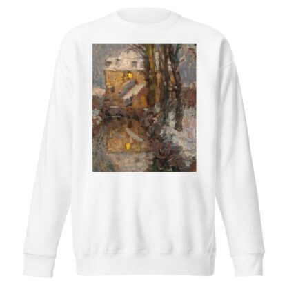 Le Canal, Neige, Gisors by Henri Le Sidaner Sweatshirt