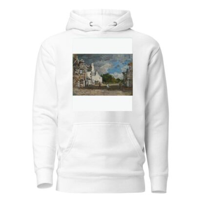 Le Faou, un coin du village by Eugène Boudin Hoodie