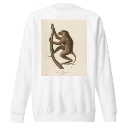 Le Papion, variété A by Jean-Baptiste Audebert Sweatshirt