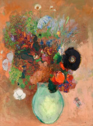 Le pavot noir by Odilon Redon