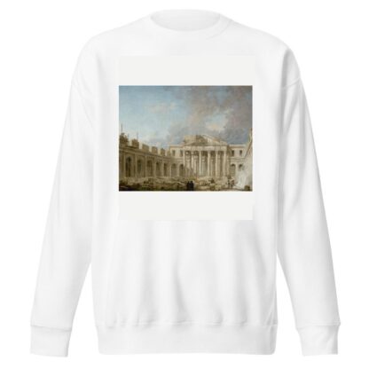 L’Ecole de chirurgie en construction by Hubert Robert Sweatshirt