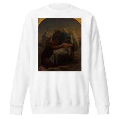 L’ensevelissement du Christ, Jésus descendu de la Croix by Émile Signol Sweatshirt