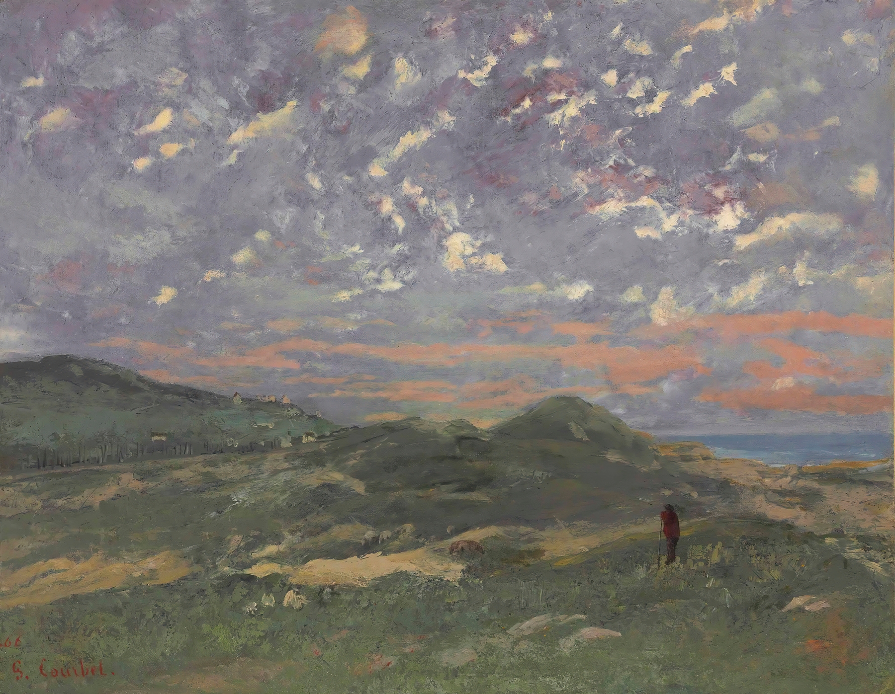 Les Dunes De Deauville by Gustave Courbet