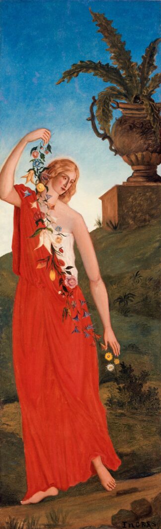 Les quatre saisons – Le printemps by Paul Cézanne