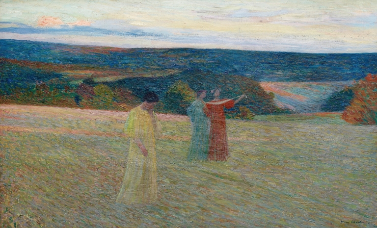 Les trois muses by Henri Martin