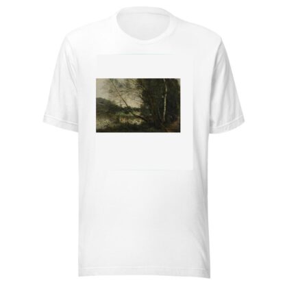 L’étang à l’arbre penché by Jean-Baptiste-Camille Corot T-Shirt
