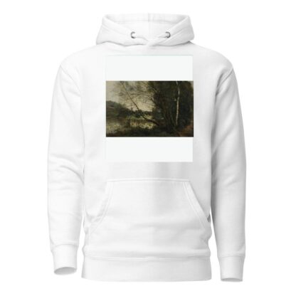 L’étang à l’arbre penché by Jean-Baptiste-Camille Corot Hoodie