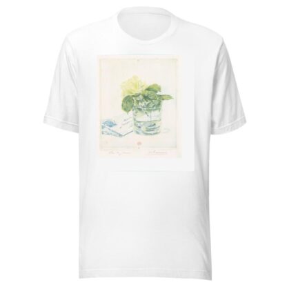 Letter next to a vase with a rose by Henri-Charles Guérard T-Shirt