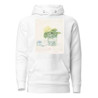 Letter next to a vase with a rose by Henri-Charles Guérard Hoodie