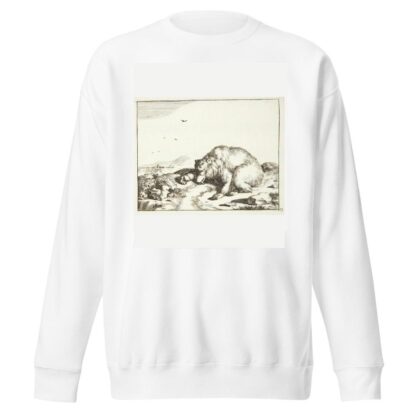 Liggende bjørn med en udstrakt pote by Marcus de Bye Sweatshirt