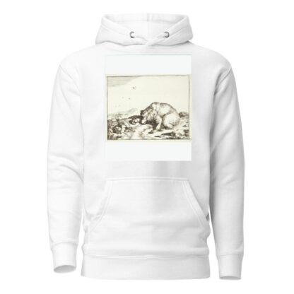 Liggende bjørn med en udstrakt pote by Marcus de Bye Hoodie