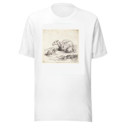 Liggende får med to lam by Nicolaes Pietersz. Berchem T-Shirt