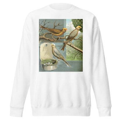 Lizard Canaries by W. A . Blakston Sweatshirt