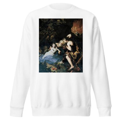 Lot Inebriated by his Daughters by Bartolomeo Guidobono Sweatshirt