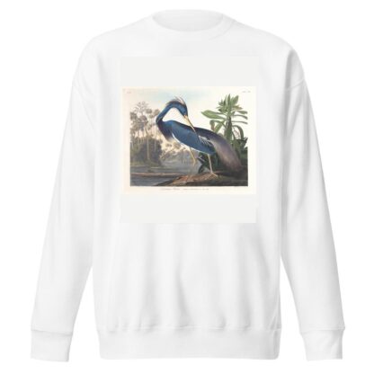 Louisiana heron by John James Audubon Sweatshirt