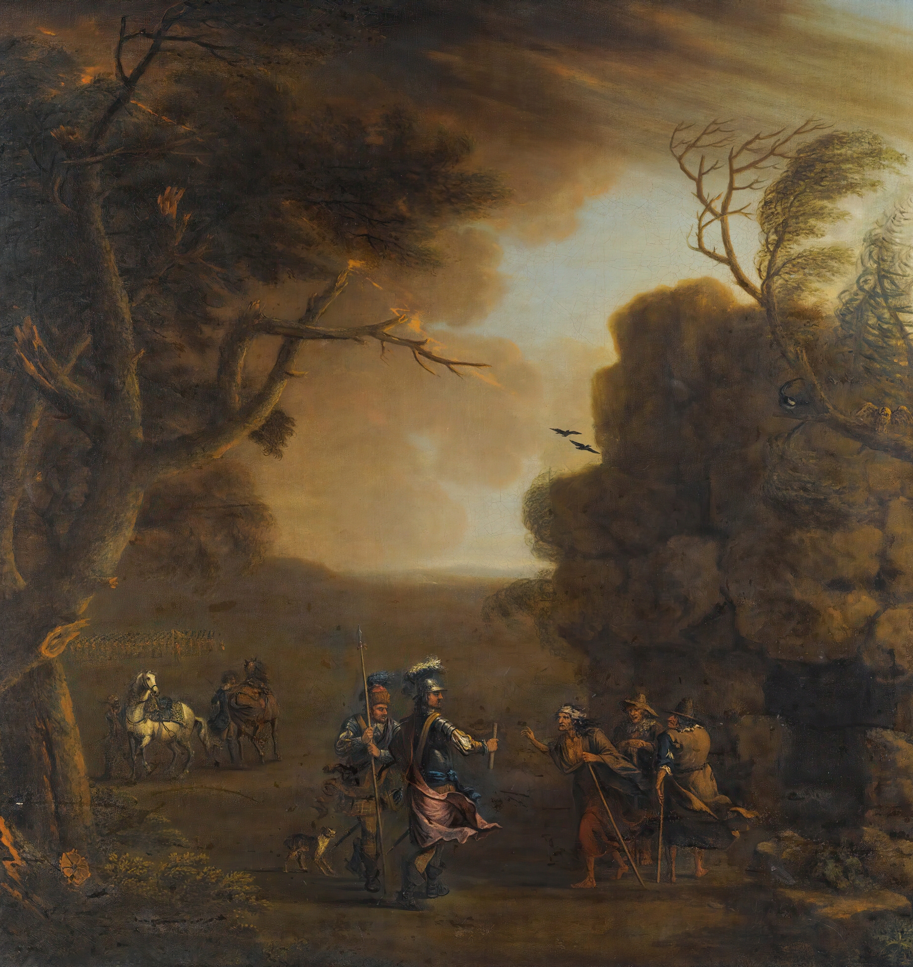 Macbeth And Banquo With The Three Witches by John Wootton