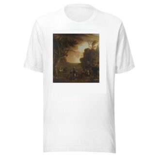Macbeth And Banquo With The Three Witches by John Wootton T-Shirt