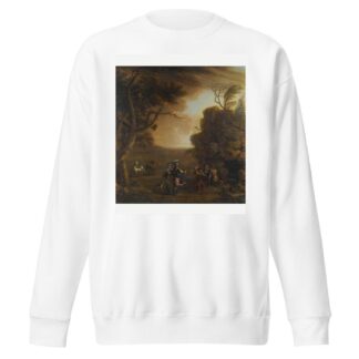 Macbeth And Banquo With The Three Witches by John Wootton Sweatshirt