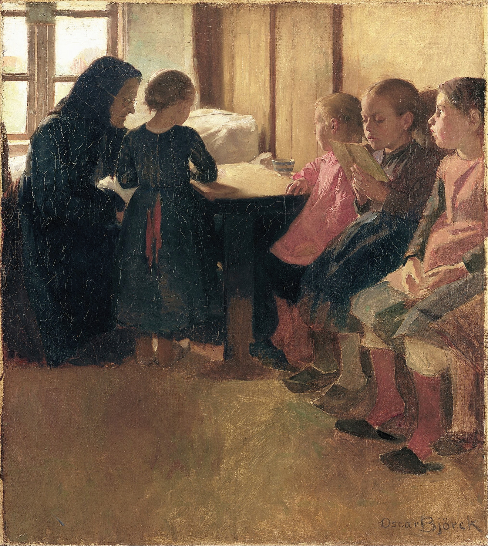 Madam Henriksen’s school for girls in Skagen by Oscar Björck