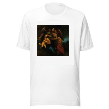 Madonna and child surrounded by angels by Hans Rottenhammer T-Shirt
