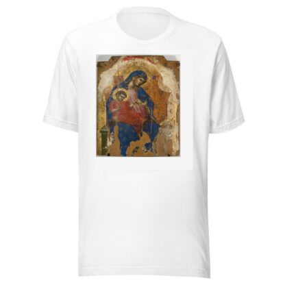 Madonna with Child Jesus and St. Bernard by Veneziano Lorenzo T-Shirt