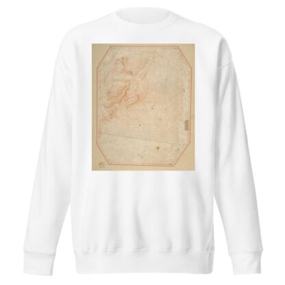 Male Figure with Upraised Arm by Cristoforo Roncalli Sweatshirt