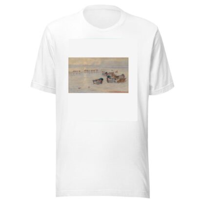 Mallards on a lake by Archibald Thorburn T-Shirt