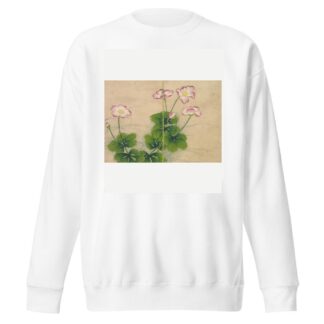 Mallow flowers by Zhang Ruoai Sweatshirt