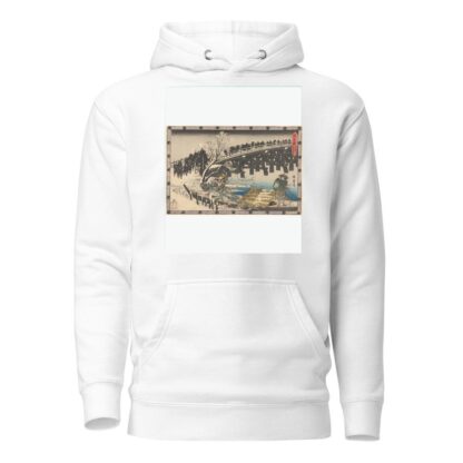 Marching over Bridge by Andō Hiroshige Hoodie