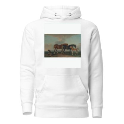 Mares and Foals, facing right by Sawrey Gilpin Hoodie