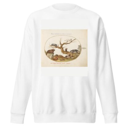 Marmot, Hamsters, Rat, Field Mouse, Shrew, and a Coatimundi by Joris Hoefnagel Sweatshirt