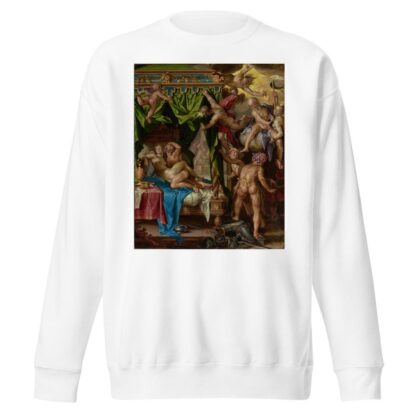 Mars and Venus Surprised By Vulcan by Joachim Wtewael Sweatshirt