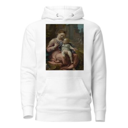 Mary with basket by Correggio Hoodie