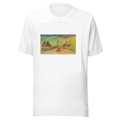 Matka s deťmi vo vidieckej krajine by Ján Novák T-Shirt