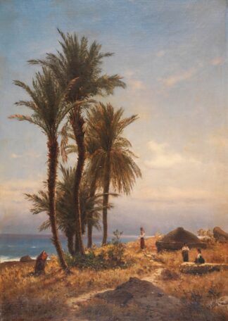 Mediterrane Landschaft by Michael Haubtmann